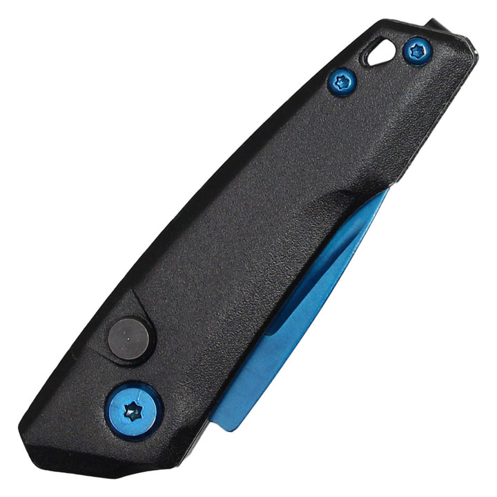 Atomic Push Button Knife - Blue