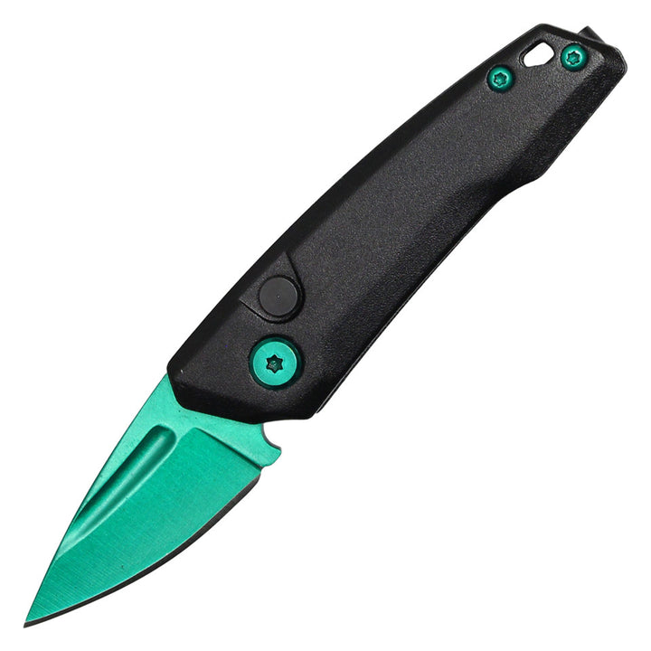 Atomic Push Button Knife - Green