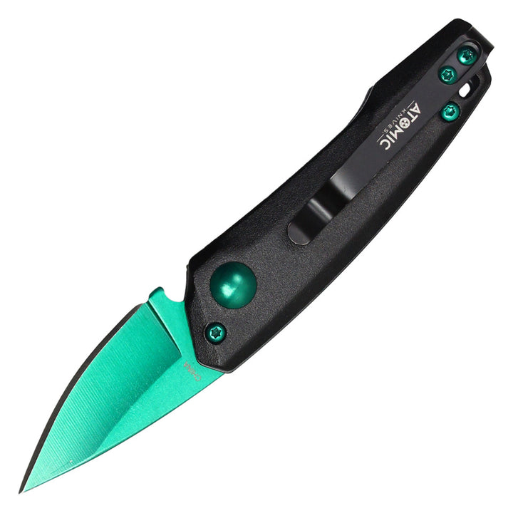 Atomic Push Button Knife - Green