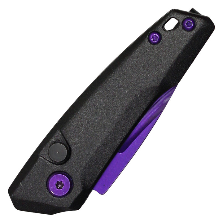 Atomic Push Button Knife - Purple
