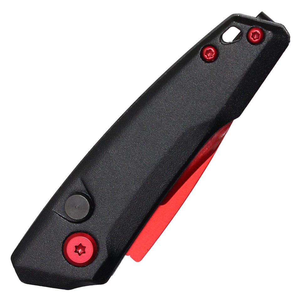 Atomic Push Button Knife - Red