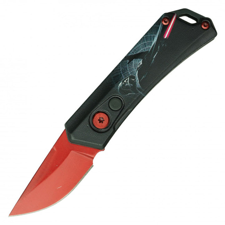 Red Star wars Push Button Knife