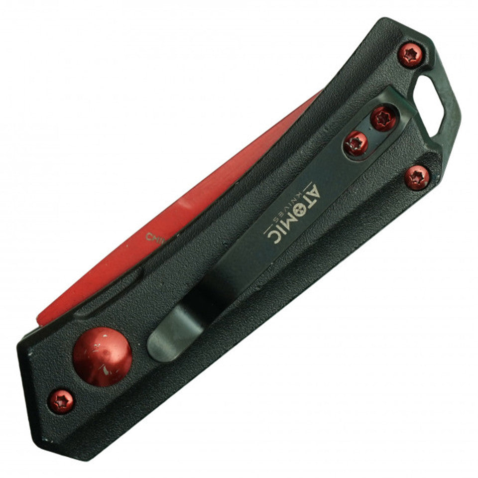 Red Star wars Push Button Knife