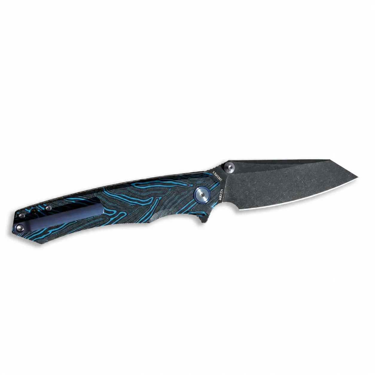 EDCGripper Storm Cutter Blue Open