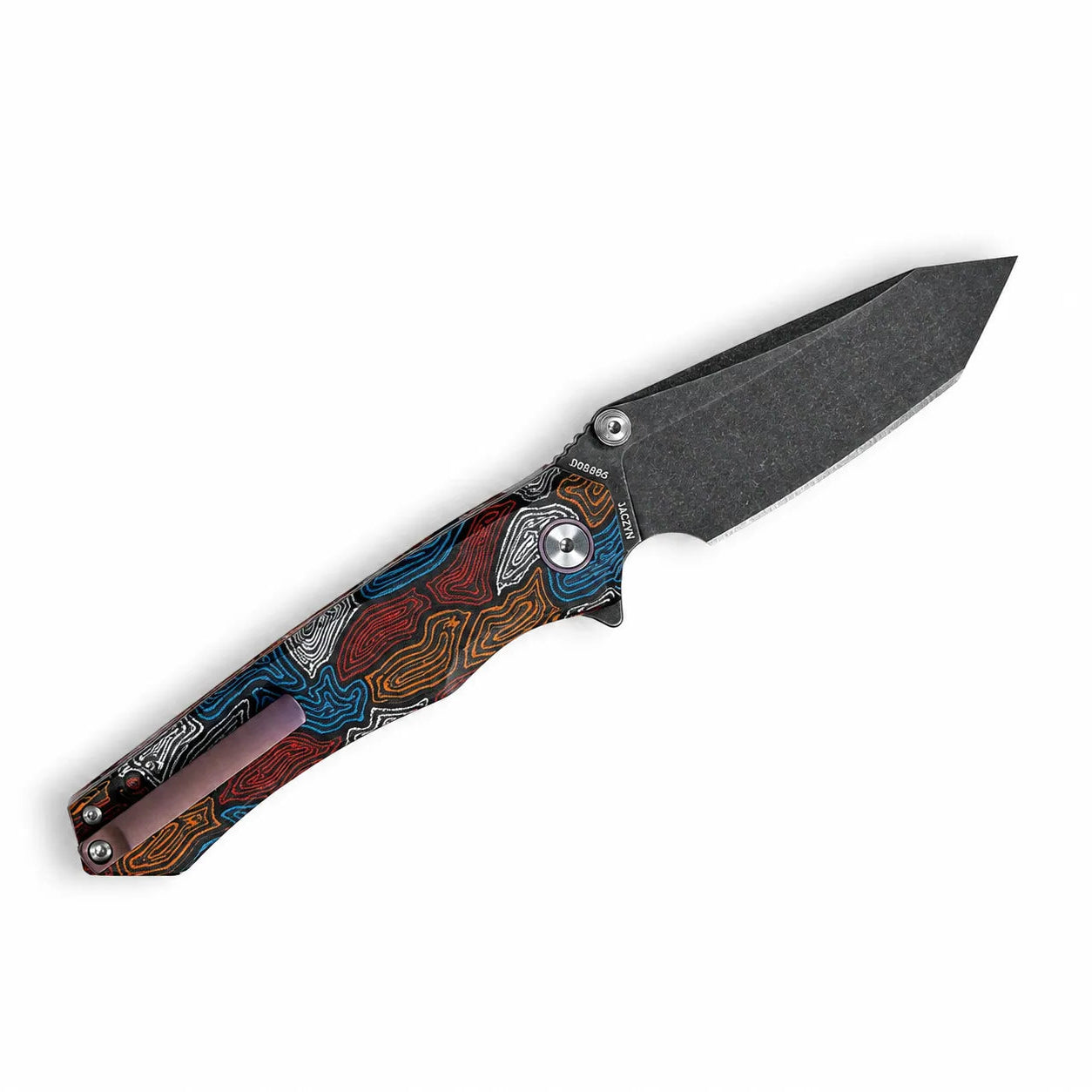 EDCGripper StormCutter tempest lava red open non show side 